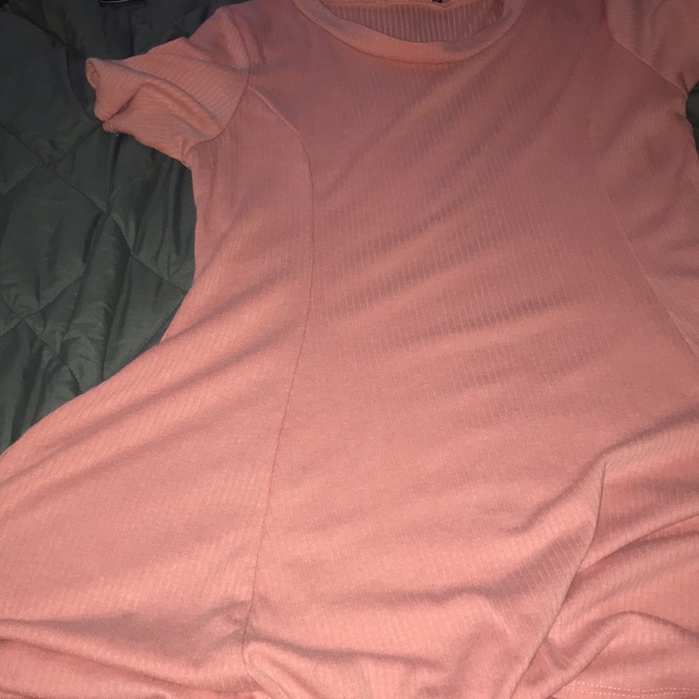 Pink basic dress - Picture 3 of 3